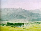 Caspar David Friedrich Landscape in the Riesengebirge painting